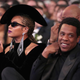 From left to right: Beyonce, Jay-Z, and Blue Ivy